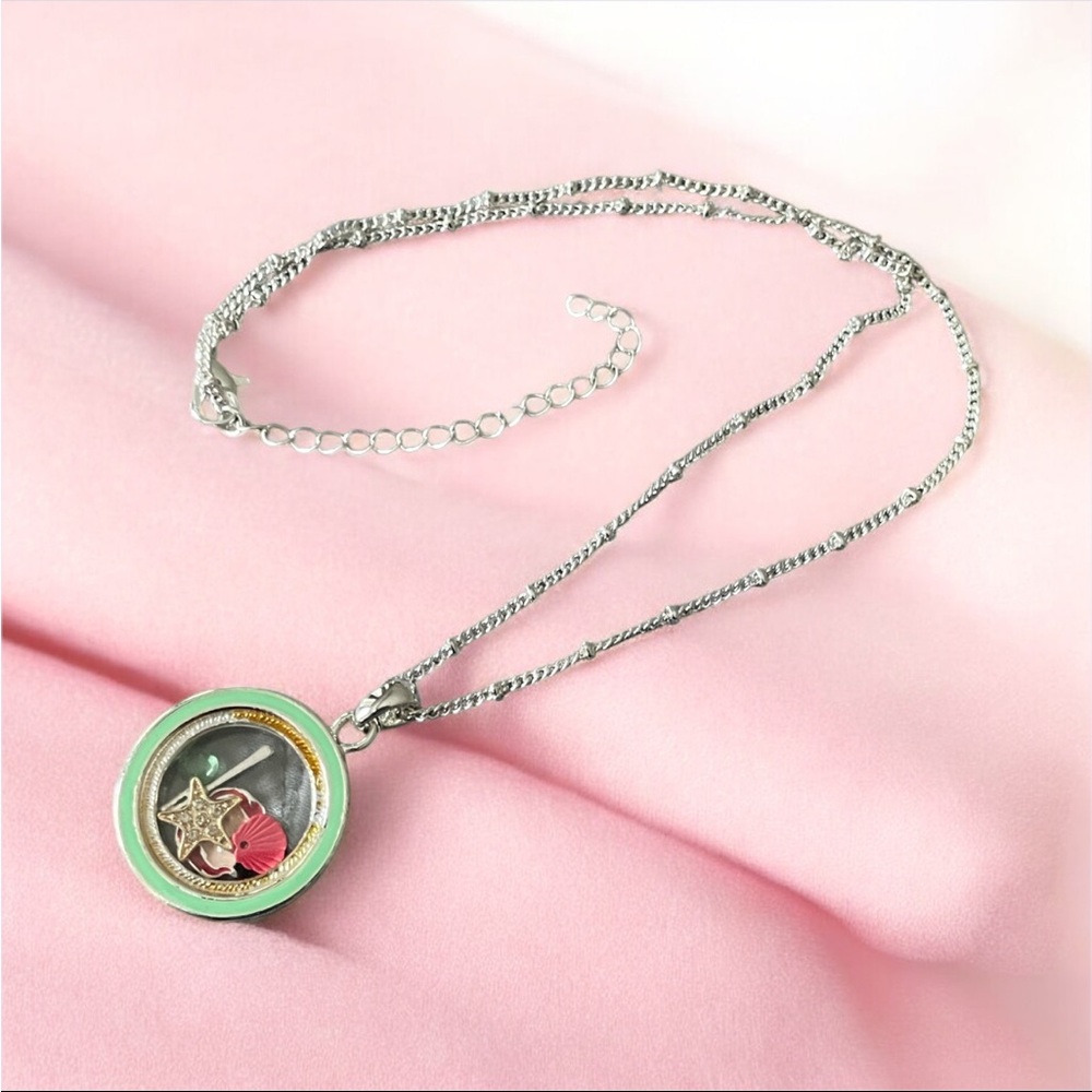 Disney Vintage Ariel Floating Charms Necklace